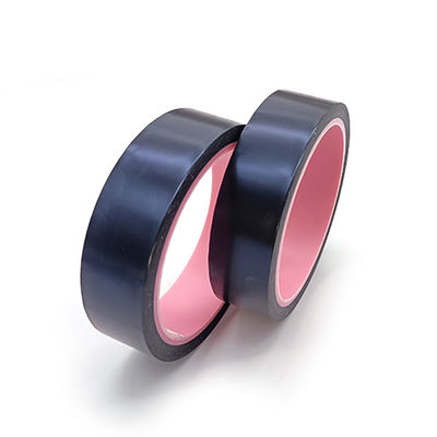 Polyimide Film Backed Thin Black Masking Tape Silicone Adhesive Heat Resistance