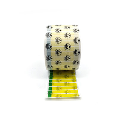 Buen precio Etiqueta de sellado ESD para embalaje en carrete de cinta transportadora SMT SMS4001C-T, material PET en línea